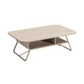 Moderne salontafel met opbergruimte en slanke poten