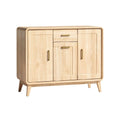 Moderne houten dressoir met deuren en lade